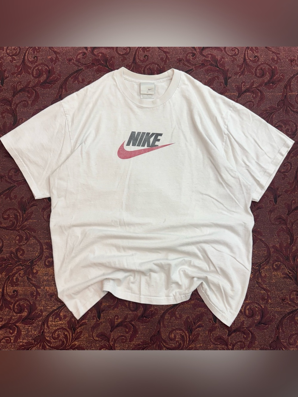 Vintage Y2K Nike Silver Tag Swoosh Tee